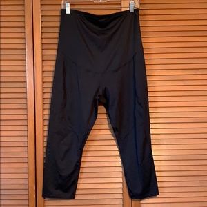Black Maternity workout leggings